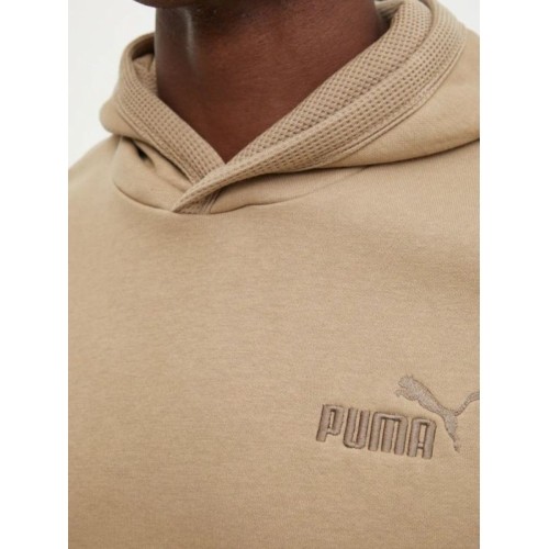 Bluza męska Puma Ess Elevated Hoodie FL Brown 681889 67