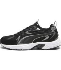 Buty męskie Puma Milenio Tech Suede Black White Silver 393489 01