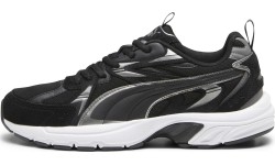 Buty męskie Puma Milenio Tech Suede Black White Silver 393489 01