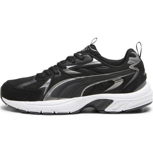 Buty męskie Puma Milenio Tech Suede Black White Silver 393489 01