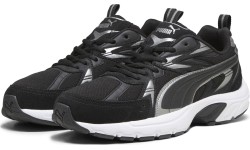 Buty męskie Puma Milenio Tech Suede Black White Silver 393489 01