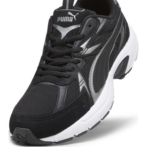 Buty męskie Puma Milenio Tech Suede Black White Silver 393489 01