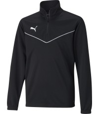 Bluza młodzieżowa Puma TeamRise 1/4 Zip Black 657395 03