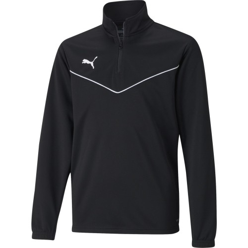 Bluza młodzieżowa Puma TeamRise 1/4 Zip Black 657395 03