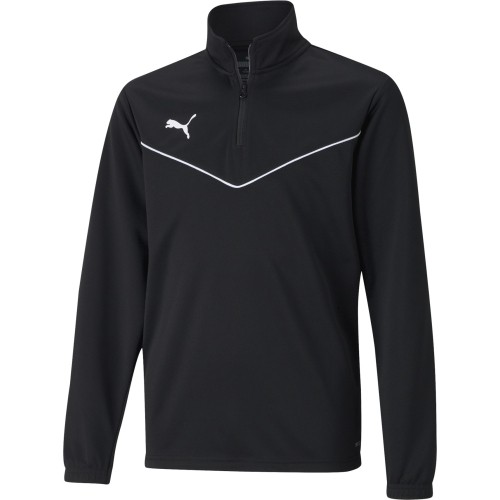 Bluza młodzieżowa Puma TeamRise 1/4 Zip Black 657395 03