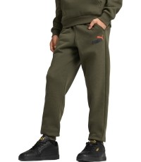 Spodnie młodzieżowe Puma Ess + 2 Col Logo Pants Fl khaki 586988 77