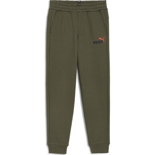 Spodnie młodzieżowe Puma Ess + 2 Col Logo Pants Fl khaki 586988 77