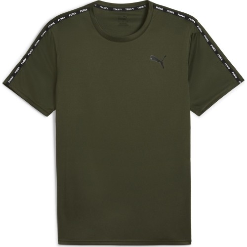 Puma Marškinėliai Vyrams Essentials Taped Tee Khaki 524180 80