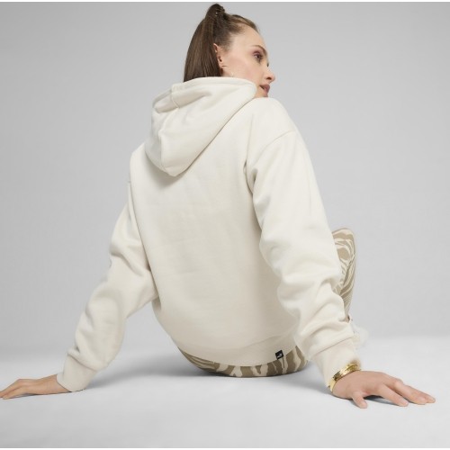 Bluza damska Puma Ess+ Animal Hoodie Fl White 681492 87