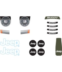 Buddy 2.0 - Zestaw naklejek Jeep