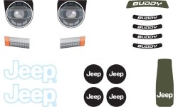 Buddy 2.0 - Zestaw naklejek Jeep