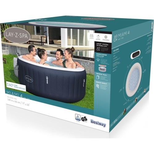 Lay-Z-Spa Miami Airjet Jacuzzi BESTWAY