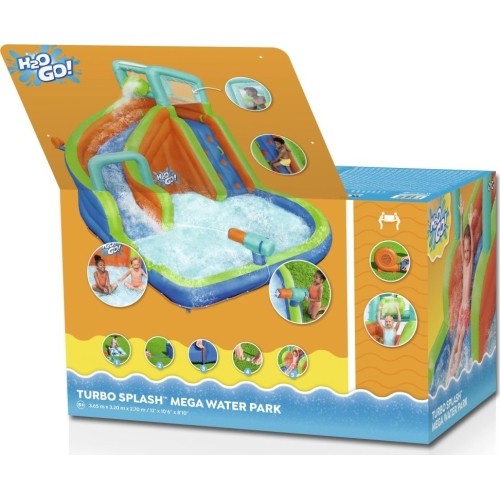 Plac zabaw Water Park Turbo Splash Mega Water Park BESTWAY