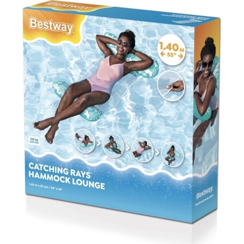 Dmuchany materac do pływania Hamak BESTWAY