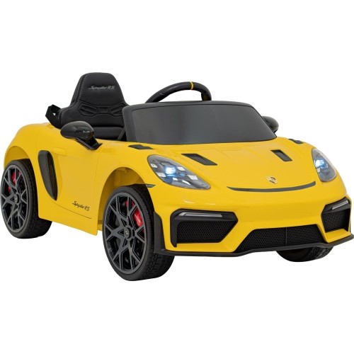 Porsche 718 vehicle Yellow MP4