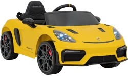 Porsche 718 vehicle Yellow MP4