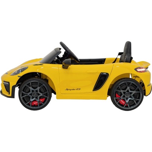 Porsche 718 vehicle Yellow MP4