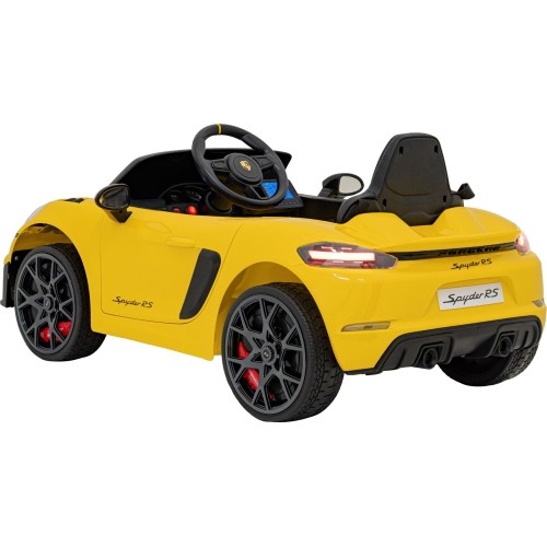 Porsche 718 vehicle Yellow MP4