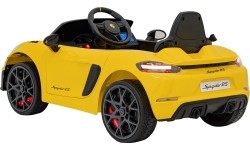 Porsche 718 vehicle Yellow MP4