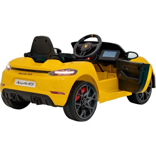 Porsche 718 vehicle Yellow MP4