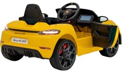 Porsche 718 vehicle Yellow MP4