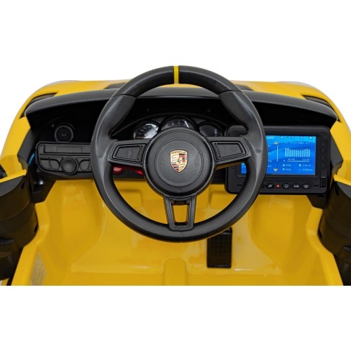 Porsche 718 vehicle Yellow MP4