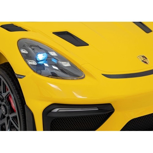 Porsche 718 vehicle Yellow MP4