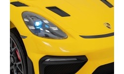 Porsche 718 vehicle Yellow MP4
