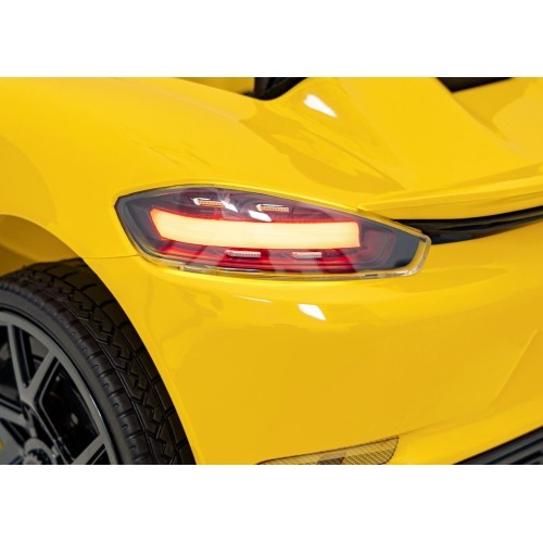 Porsche 718 vehicle Yellow MP4