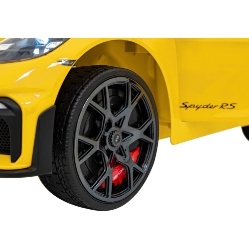 Porsche 718 vehicle Yellow MP4