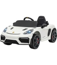 Lakierowanie pojazdu Porsche 718 na biało