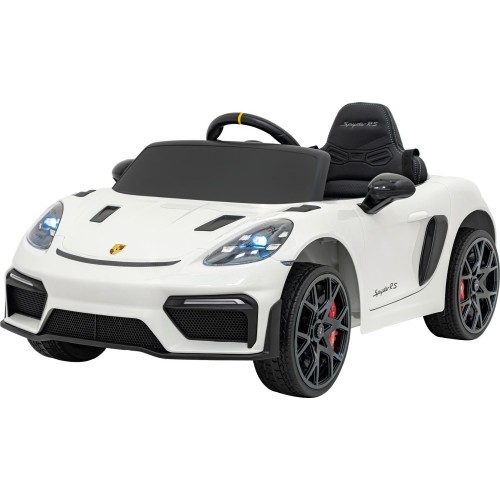 Pojazd elektryczny Porsche Spyder RS 718, biały