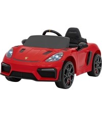 Pojazd Porsche 718 z czerwonym lakierem