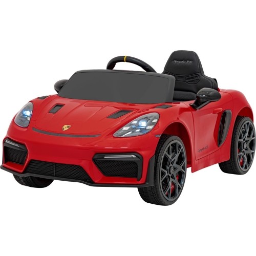 Pojazd Porsche 718 z czerwonym lakierem