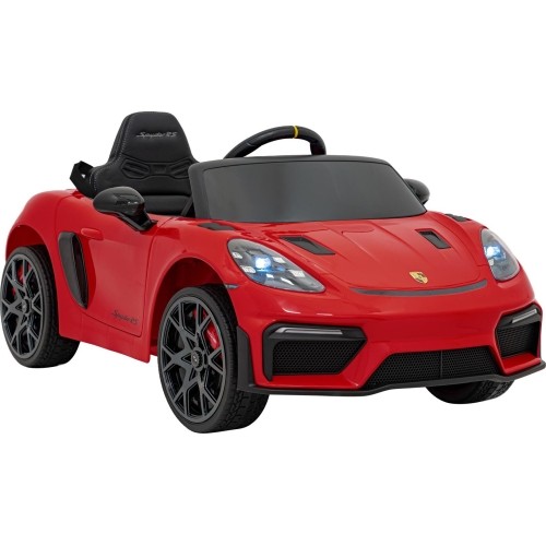 Pojazd Porsche 718 z czerwonym lakierem