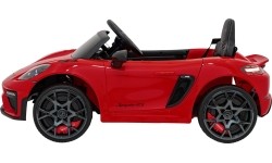Pojazd Porsche 718 z czerwonym lakierem