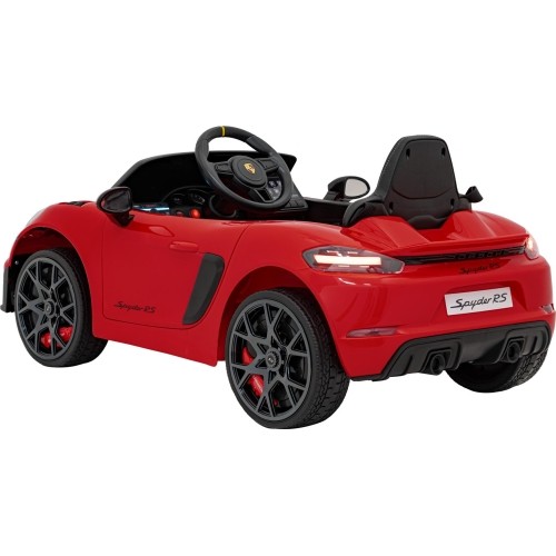 Pojazd Porsche 718 z czerwonym lakierem