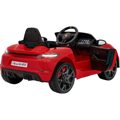 Pojazd Porsche 718 z czerwonym lakierem