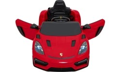 Pojazd Porsche 718 z czerwonym lakierem