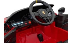 Pojazd Porsche 718 z czerwonym lakierem