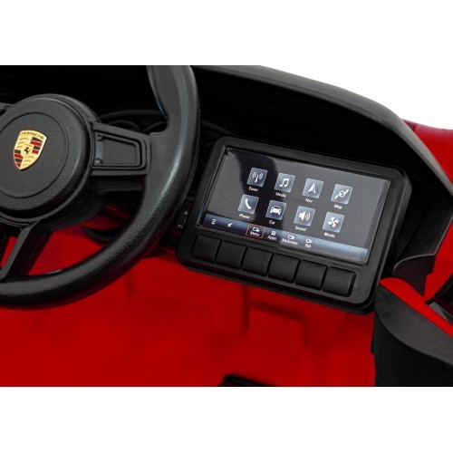 Pojazd Porsche 718 z czerwonym lakierem