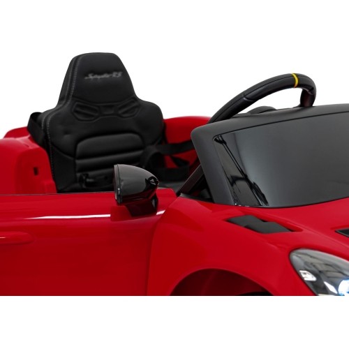 Pojazd Porsche 718 z czerwonym lakierem