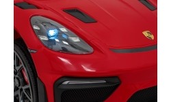Pojazd Porsche 718 z czerwonym lakierem