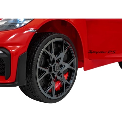Pojazd Porsche 718 z czerwonym lakierem