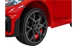 Pojazd Porsche 718 z czerwonym lakierem