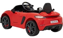 Pojazd Porsche 718 czerwony