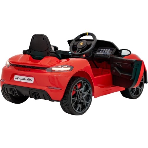 Pojazd Porsche 718 czerwony