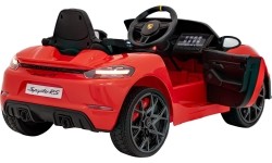 Pojazd Porsche 718 czerwony
