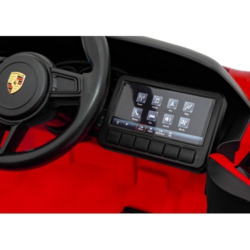 Pojazd Porsche 718 czerwony
