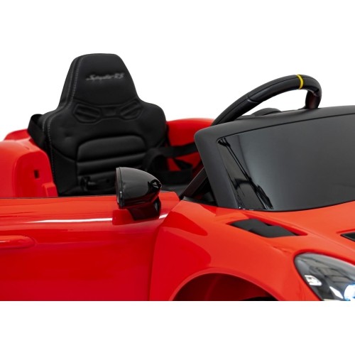 Pojazd Porsche 718 czerwony